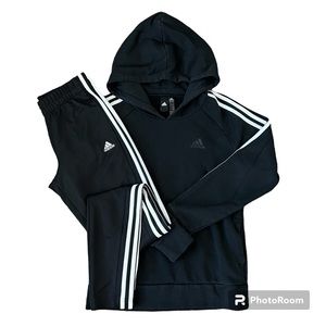 Adidas, Hoodie & Jogger Set, Size Small & XS